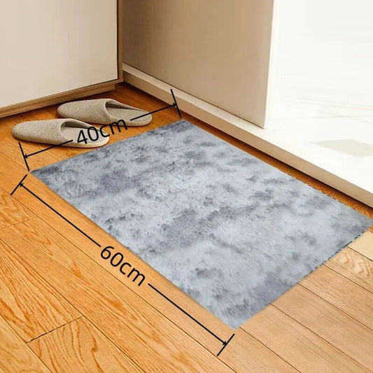 VIKAMA 40*60CM Carpet Bedroom Bed Blanket Home Full of Nordic Ins Living Room Girl Room Plush Blanket Floor Mat