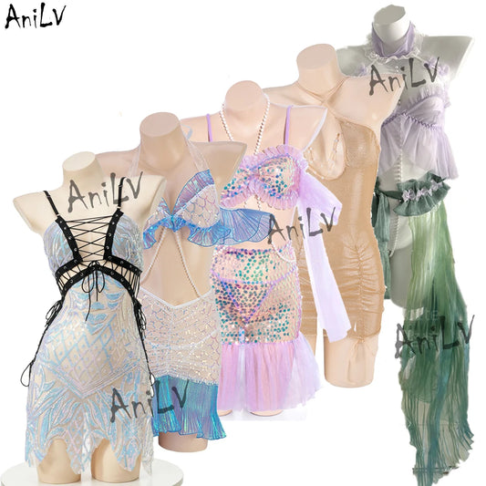 AniLV Women Mermaid Series Uniform Cosplay