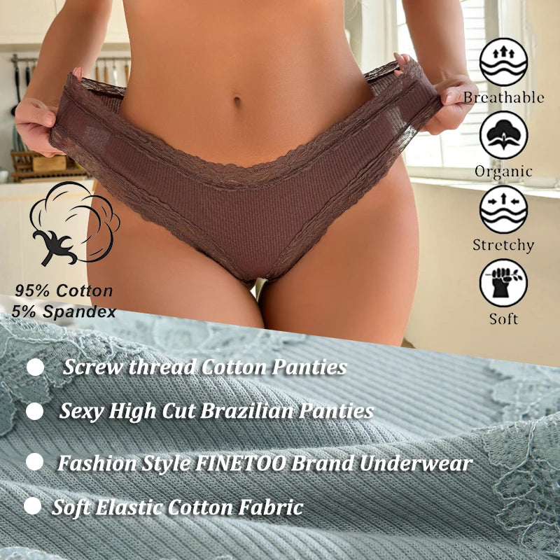 Women Seamless Cotton Panties